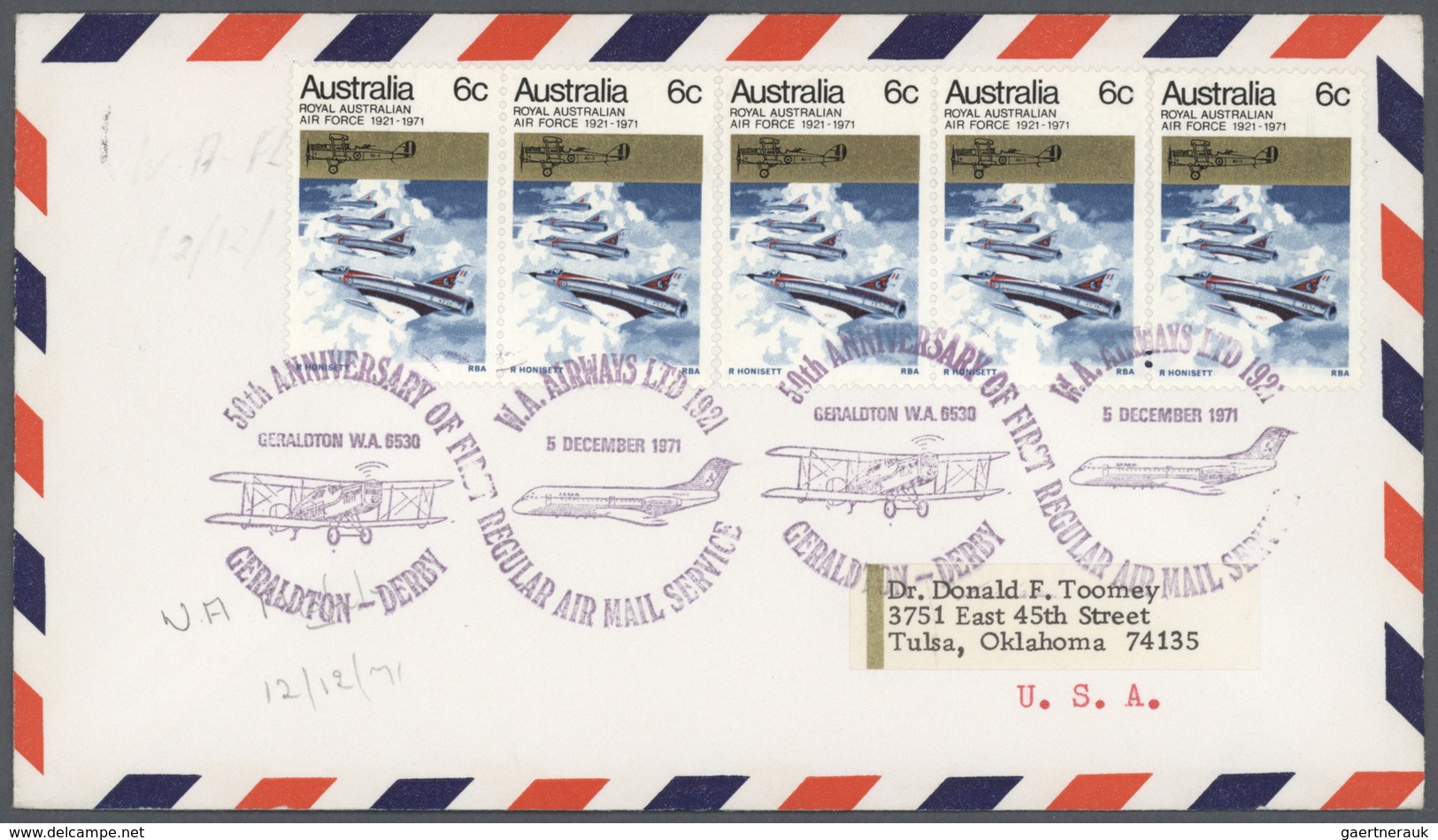Australien: 1960/1990 (ca.), Lot Of Apprx. 165 Covers, Many Australia-related Airmail Covers Incl. F - Lettres & Documents