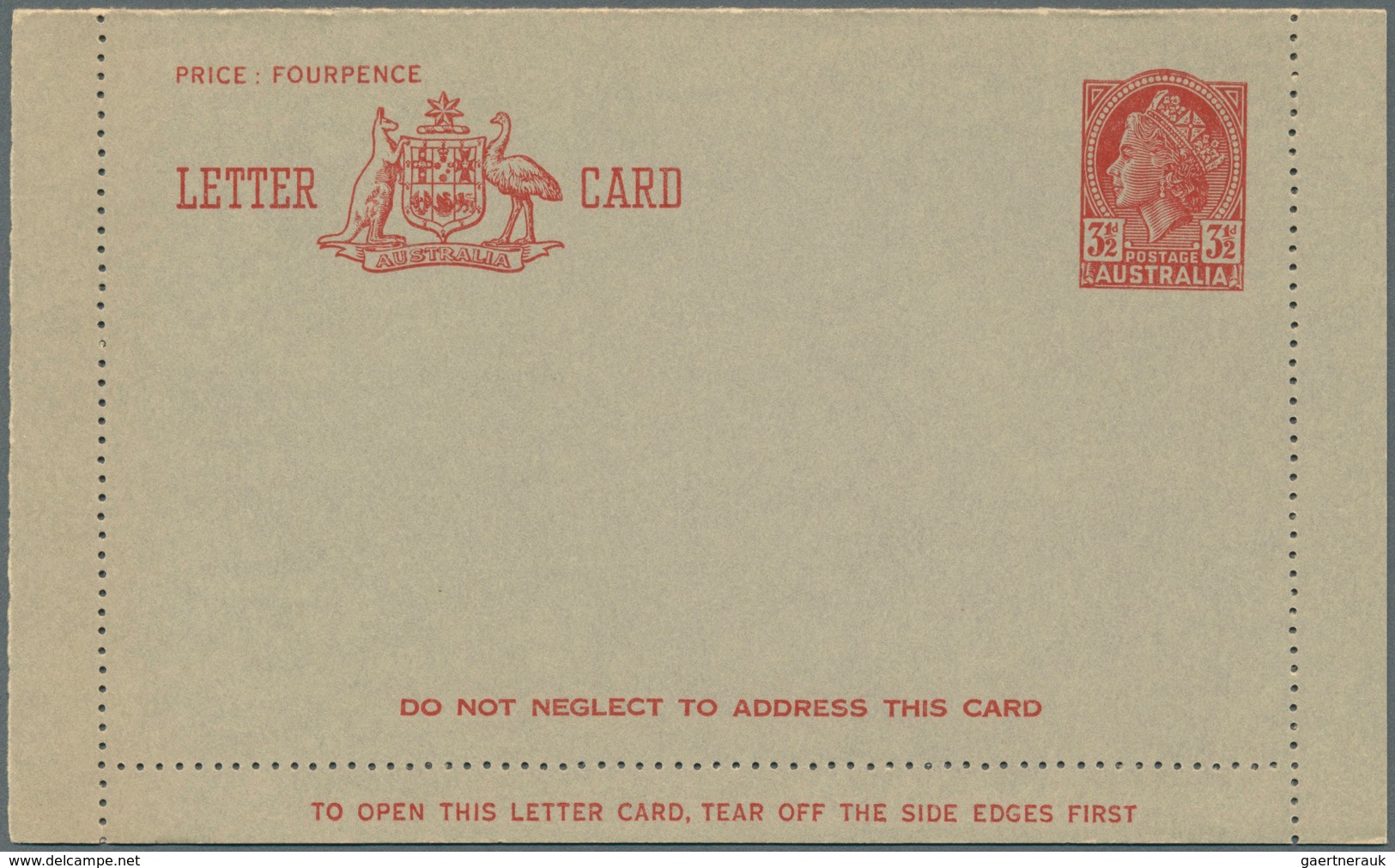 Australien - Ganzsachen: 1953/1967 (ca.), Accumulation With About 600 LETTER-SHEETS And LETTER-CARDS - Enteros Postales