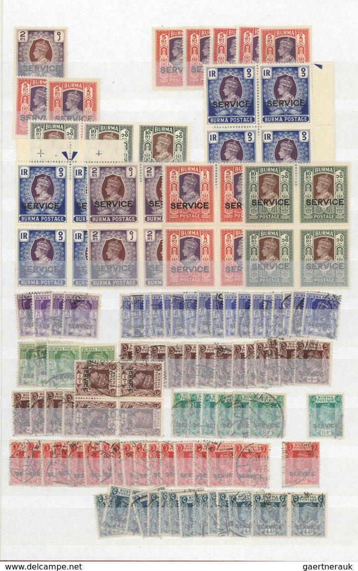 Birma / Burma / Myanmar: 1937-1970's: Mint And Used Collection + Duplication In Two Stockbooks, With - Myanmar (Birmanie 1948-...)