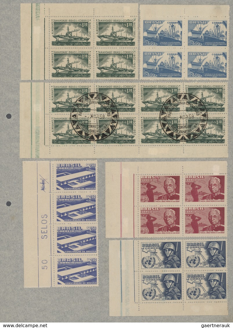 Brasilien: 1900/1960 (ca.), Mainly From 1920, Very Comprehensive Accumulation Of Apprx. 30.000 Mainl - Neufs