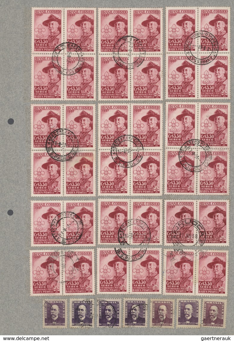 Brasilien: 1900/1960 (ca.), Mainly From 1920, Very Comprehensive Accumulation Of Apprx. 30.000 Mainl - Neufs