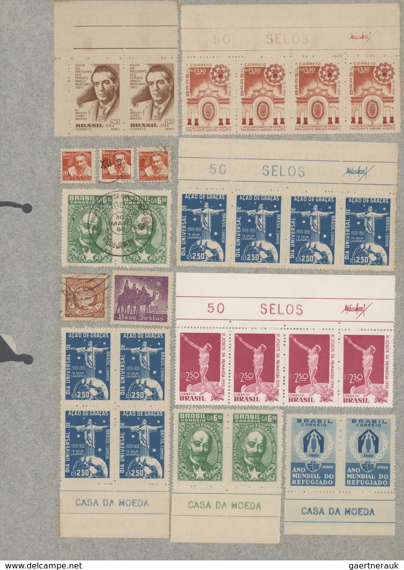 Brasilien: 1900/1960 (ca.), Mainly From 1920, Very Comprehensive Accumulation Of Apprx. 30.000 Mainl - Nuevos