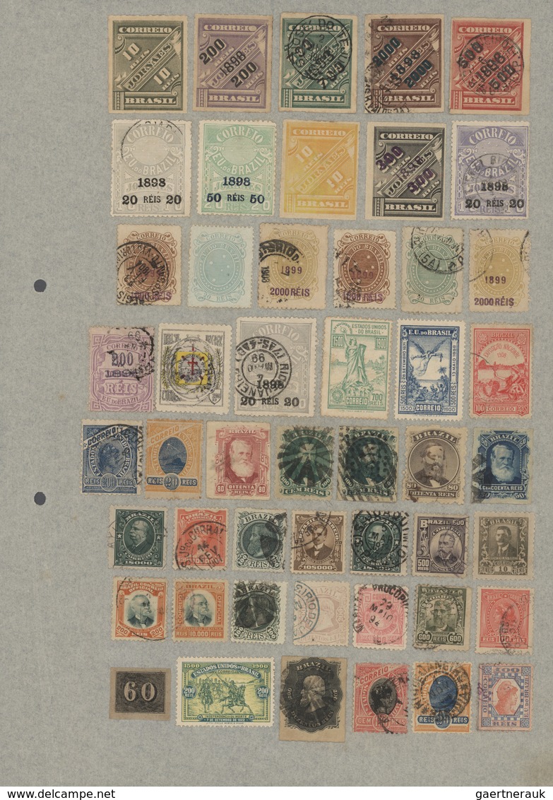 Brasilien: 1900/1960 (ca.), mainly from 1920, very comprehensive accumulation of apprx. 30.000 mainl