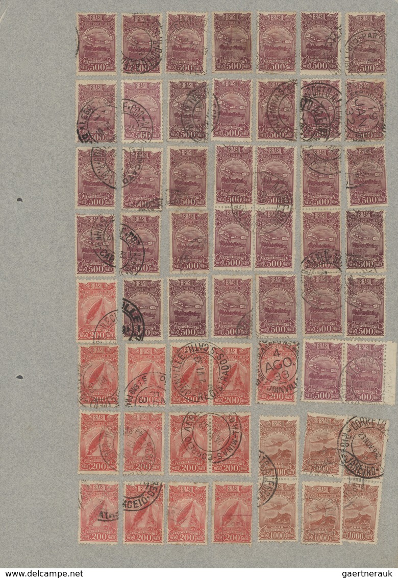 Brasilien: 1900/1960 (ca.), mainly from 1920, very comprehensive accumulation of apprx. 30.000 mainl