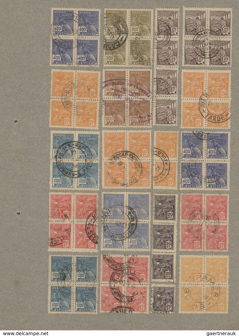 Brasilien: 1930/1960, Definitve Series "Vovo" And "Netinha", Very Comprehensive Accumulation Of Appr - Neufs