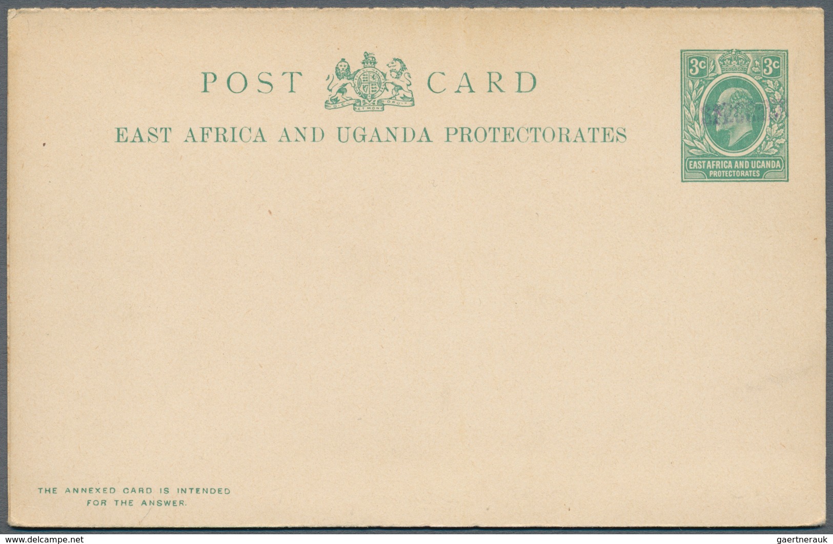 Britisch-Ostafrika und Uganda - Ganzsachen: 1903/1912, collection of 41 different unused stationerie