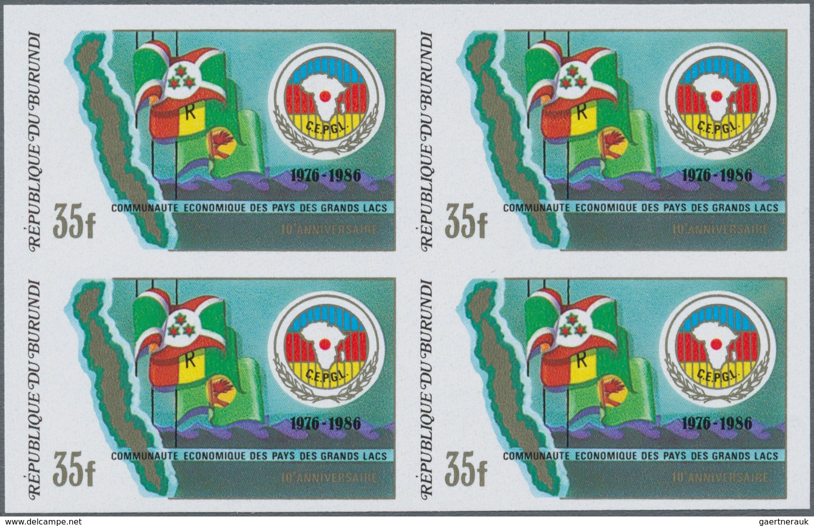 Burundi: 1966/1992, Accumulation In Large Box With Many Complete Sets Some In Larger Quantities, Imp - Autres & Non Classés