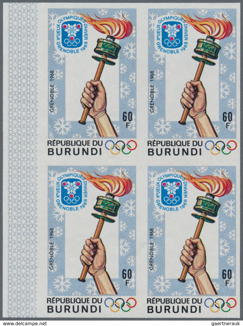 Burundi: 1966/1992, accumulation in large box with many complete sets some in larger quantities, imp