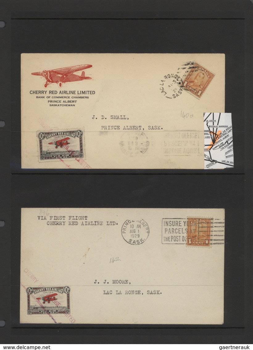 Canada: Well-researched Collection With Around 70 Covers Bearing The Special Local Airways Labels, A - Neufs