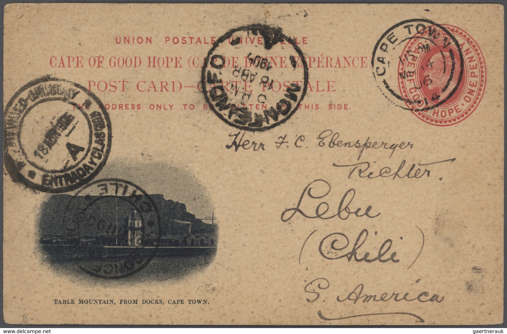 Chile: 1903/1990, Incoming Mail, Collection Of More Than 160 Entires, Which All Have Been Sent To Ch - Chili