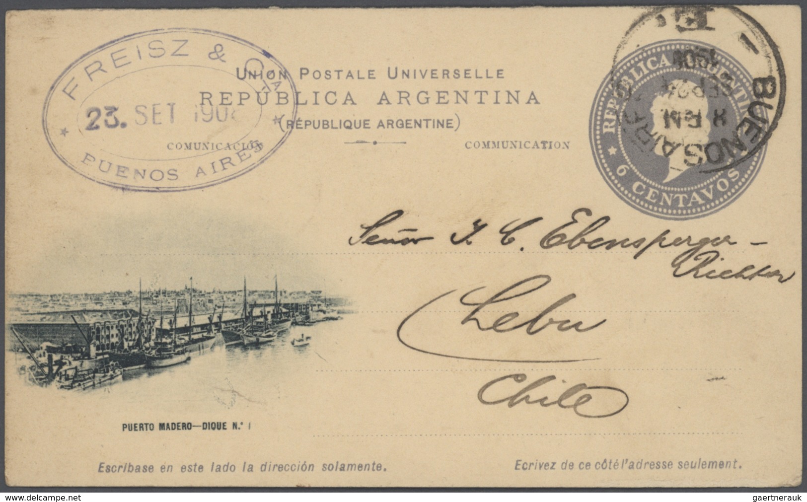 Chile: 1903/1990, Incoming Mail, Collection Of More Than 160 Entires, Which All Have Been Sent To Ch - Chili