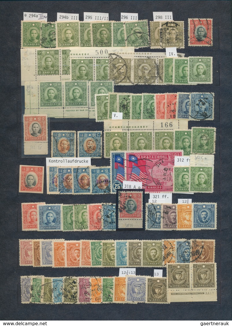 China: 1878/1949, mint and used collection in boxed stockbook inc. large dragons (5), small dragons