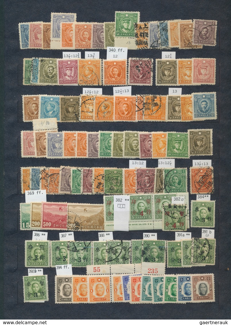 China: 1878/1949, mint and used collection in boxed stockbook inc. large dragons (5), small dragons