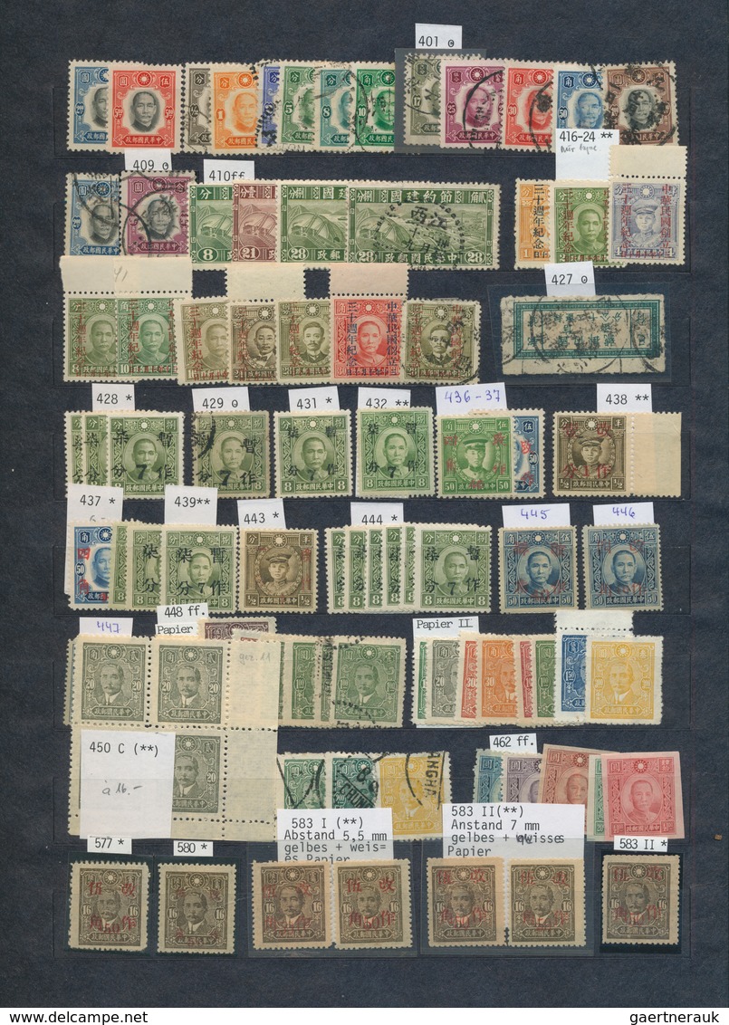 China: 1878/1949, mint and used collection in boxed stockbook inc. large dragons (5), small dragons