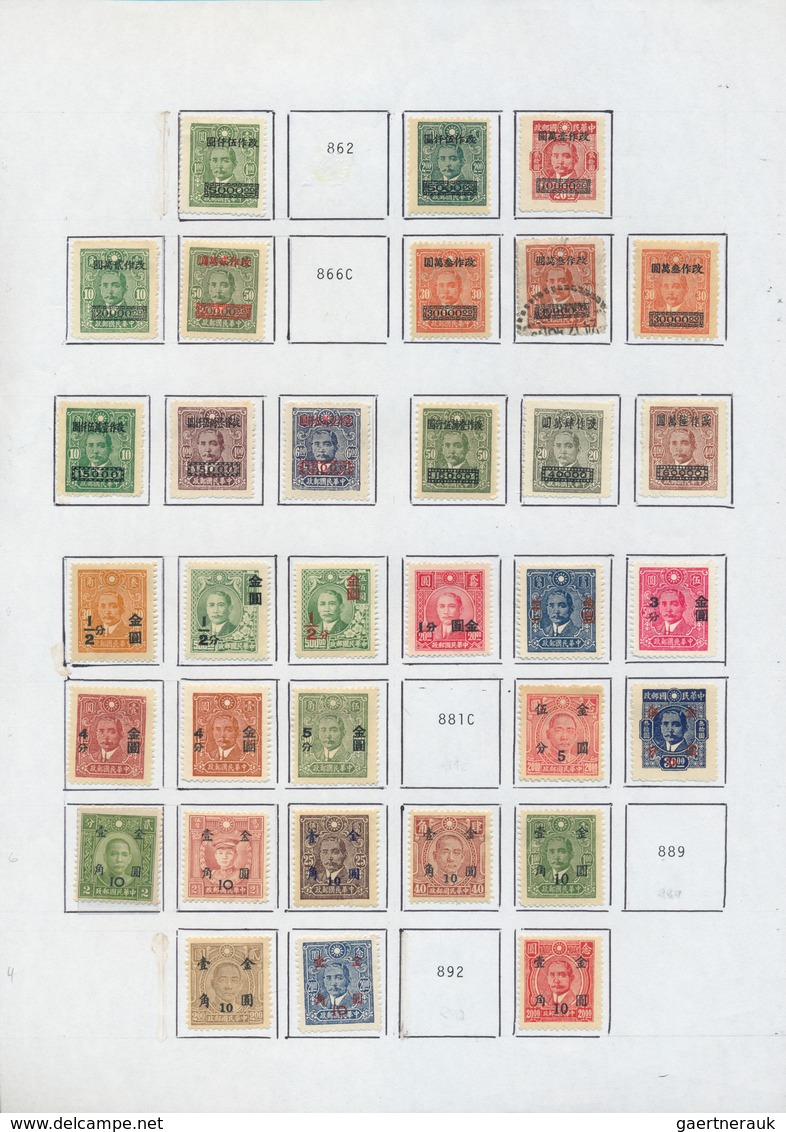 China: 1878/1949, mint and used collection inc. large dragons (8), small dragons (7), dowager cpl. w