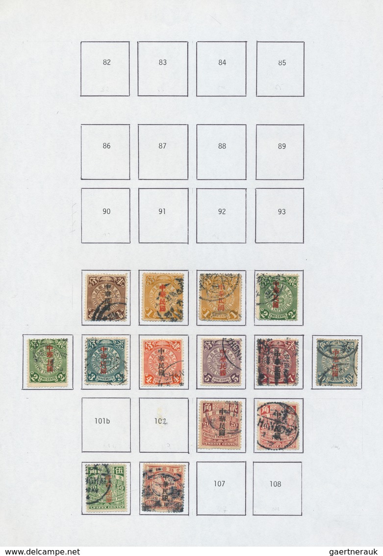 China: 1878/1949, mint and used collection inc. large dragons (8), small dragons (7), dowager cpl. w