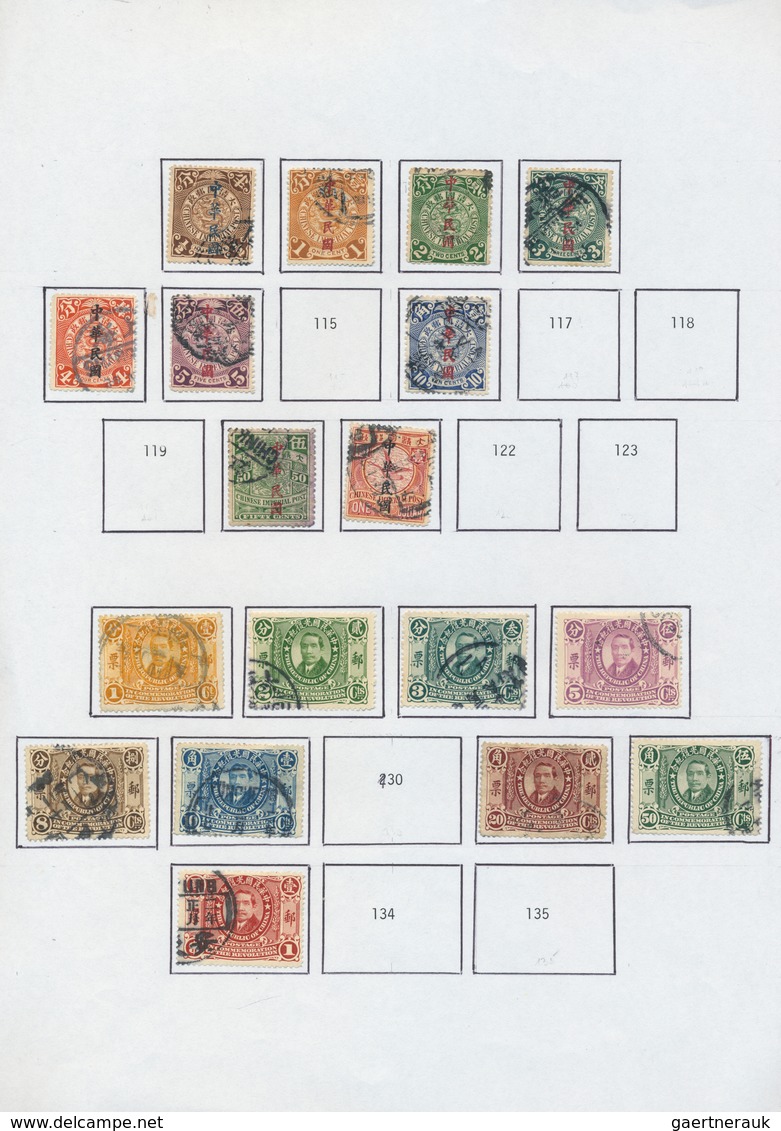 China: 1878/1949, mint and used collection inc. large dragons (8), small dragons (7), dowager cpl. w