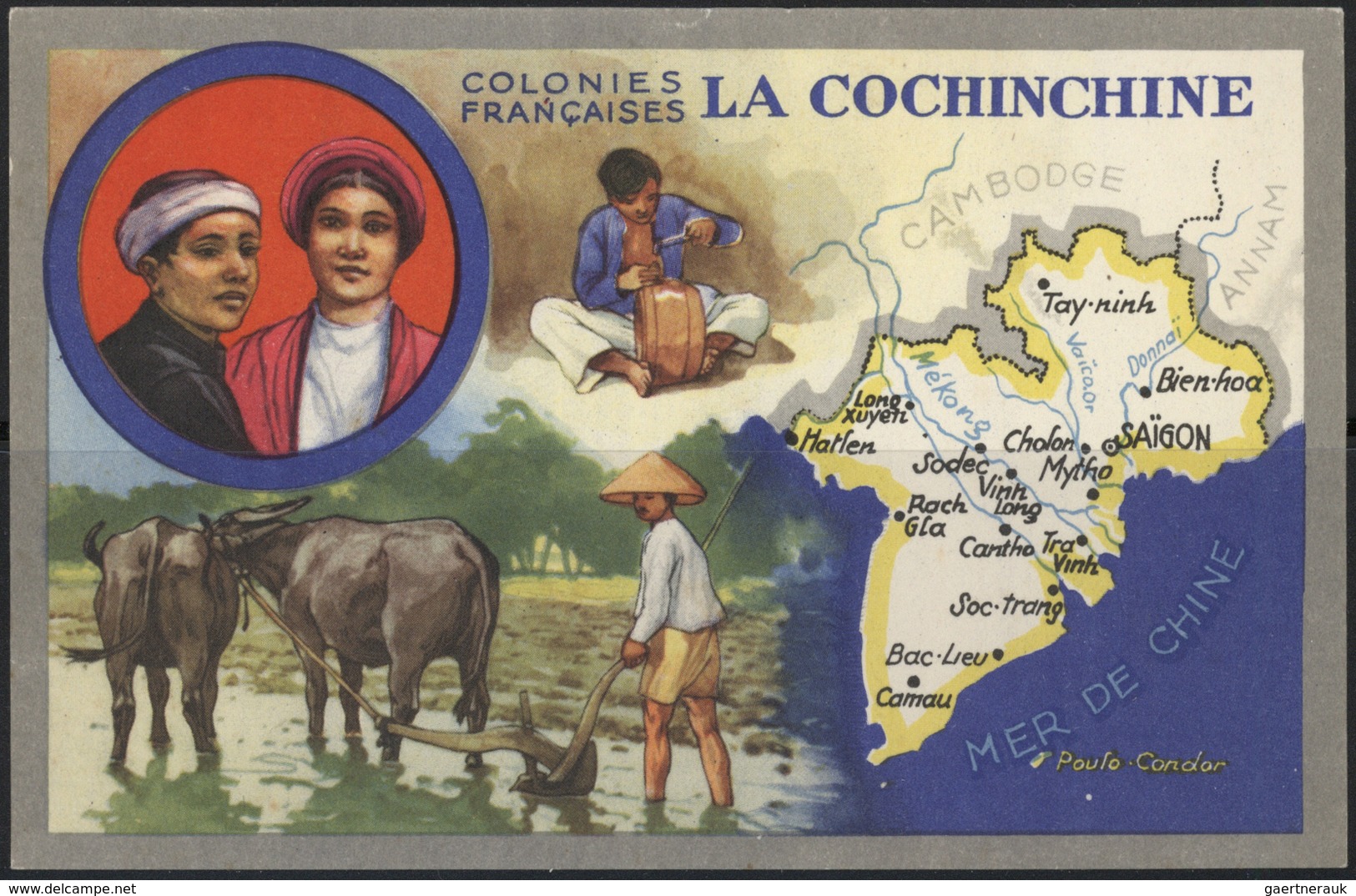 Cochinchina: 1865/1900, Mainyl Used Collection Of General Issues And Overprints, Good Diversity Of P - Autres & Non Classés