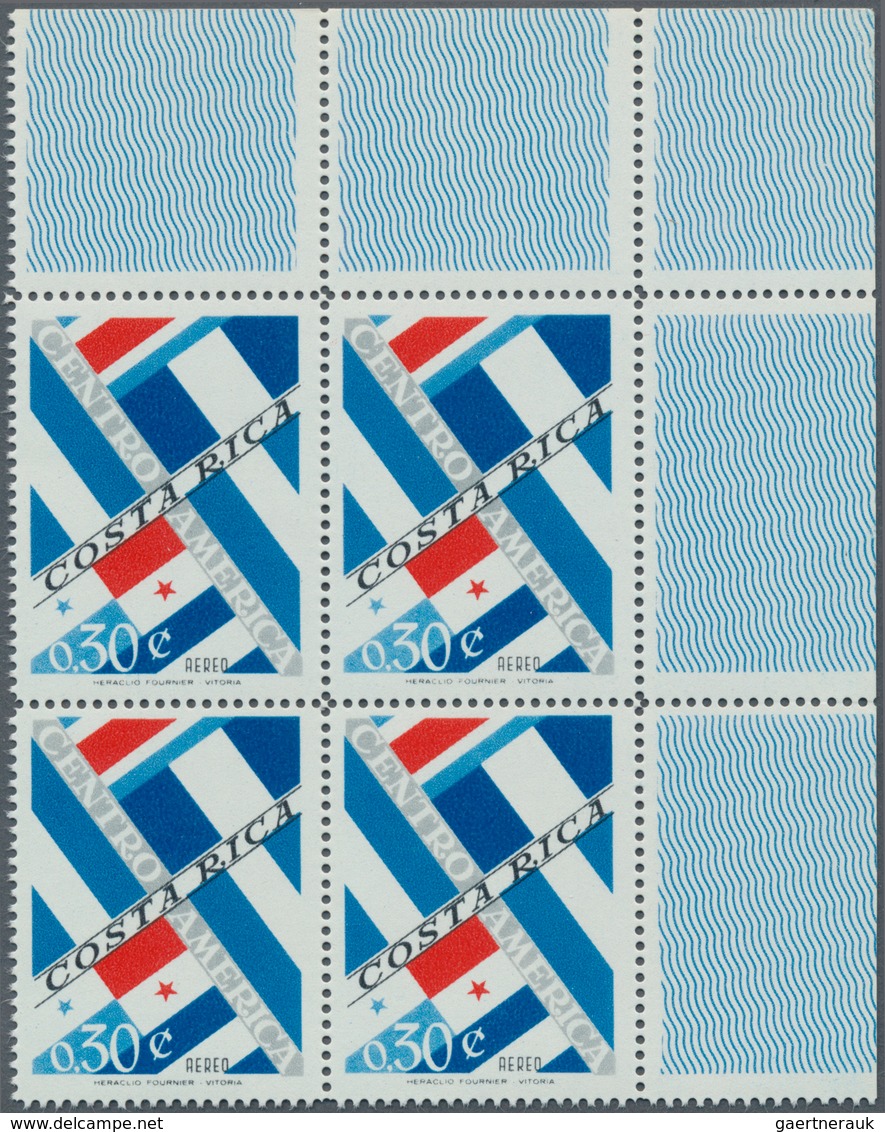 Costa Rica: 1964, Organisation Of Central American States 0.30c. Showing Different Flags In An Unusu - Costa Rica
