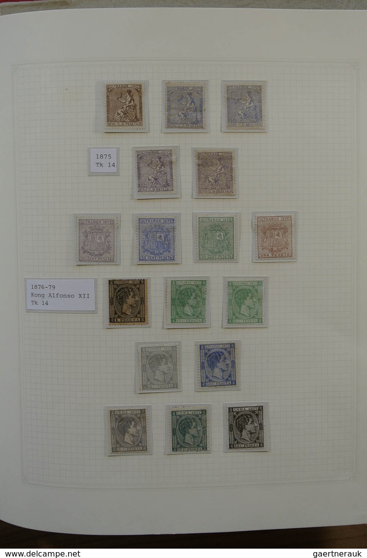Cuba: 1875-1958. Well Filled, Mint Hinged And Used Collection Cuba 1875-1958 In 2 Blanc Albums, Incl - Autres & Non Classés