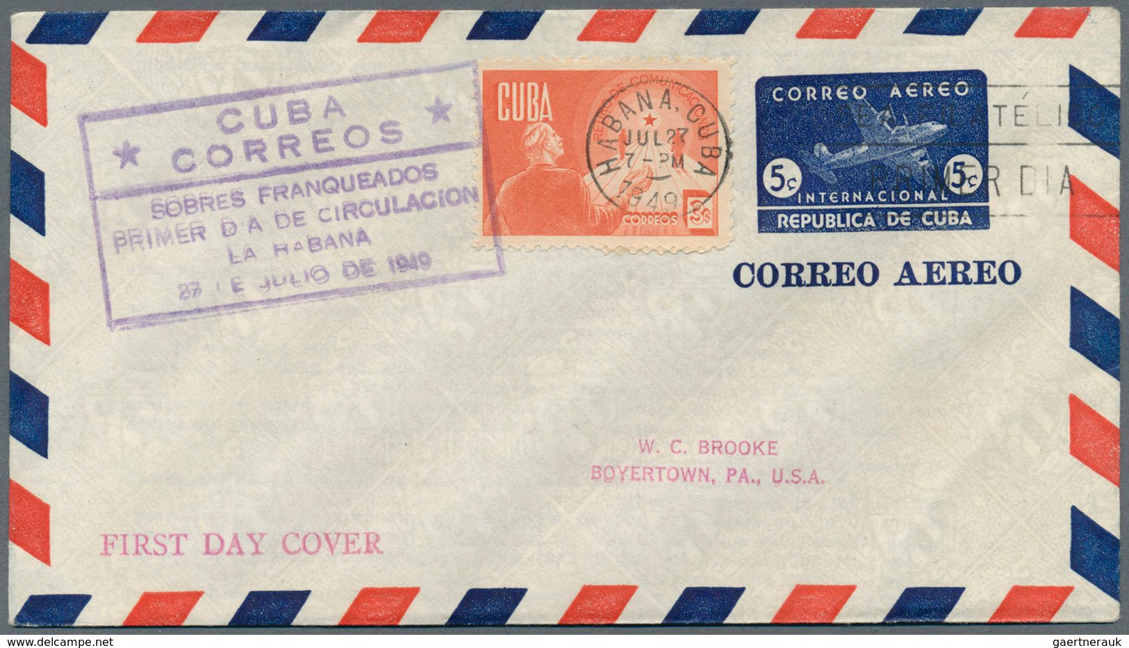 Cuba: 1949/2000 (ca.), AEROGRAMMES: Accumulation With About 700 Unused And Used/CTO Aerogrammes With - Otros & Sin Clasificación