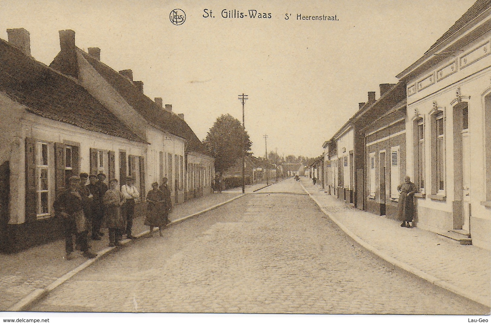 St Gilles Waes. 's Heerenstraat. - Sint-Gillis-Waas