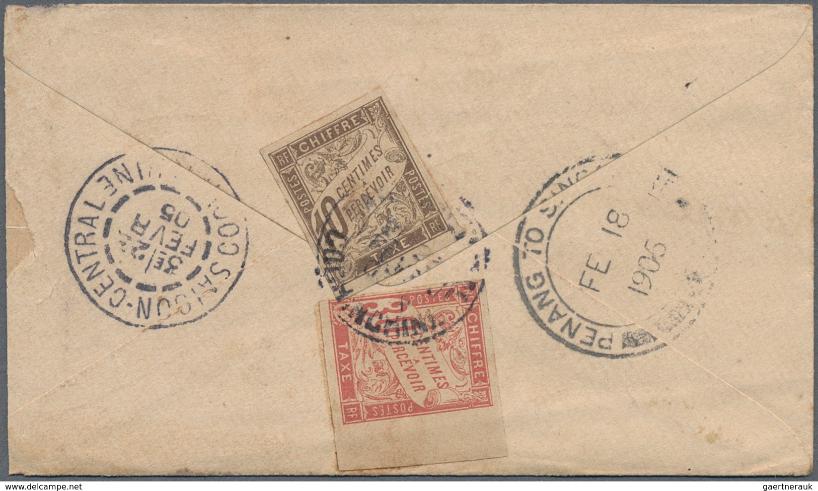 Französisch-Indochina: 1875/1910 (ca.), Collection Of Apprx. 145 Covers/cards/stationeries, Comprisi - Nuevos