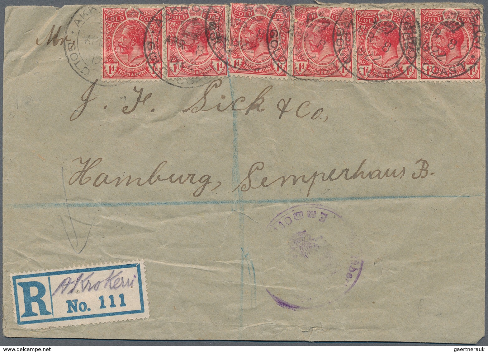 Goldküste: 1894/1952: 36 Interesting Envelopes, Picture Postcards And Postal Stationeries Including - Côte D'Or (...-1957)