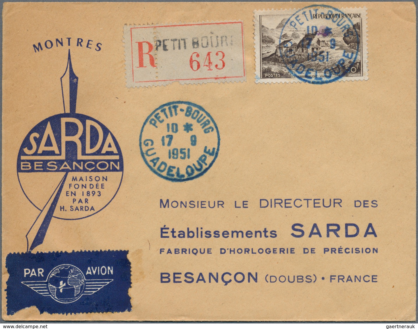 Guadeloupe: 1905/1990 (ca.), Mint And Used Collection On Stockpages, Incl. Apprx. 30 Covers/statione - Nuevos