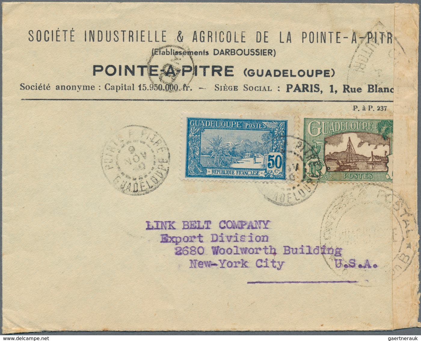 Guadeloupe: 1905/1990 (ca.), Mint And Used Collection On Stockpages, Incl. Apprx. 30 Covers/statione - Nuevos