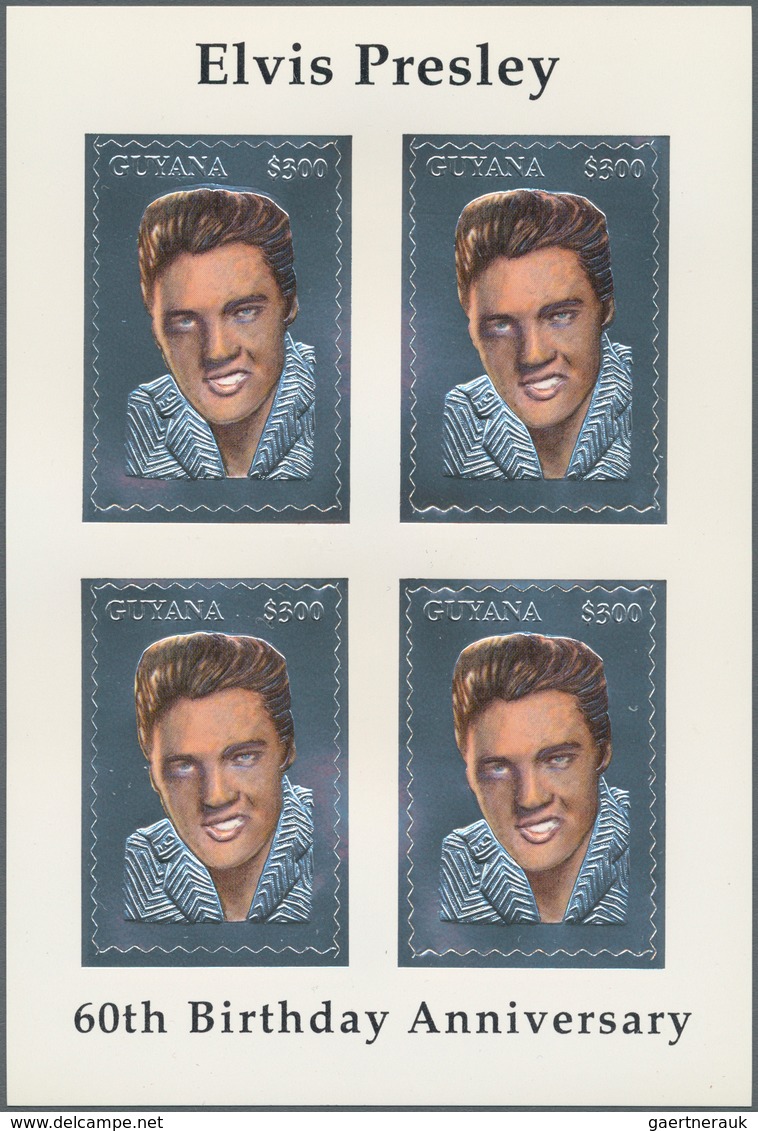 Guyana: 1992/1994, Accumulation With GOLD And SILVER Stamps, Sheetlets Of Four And Miniature Sheets - Guyane (1966-...)