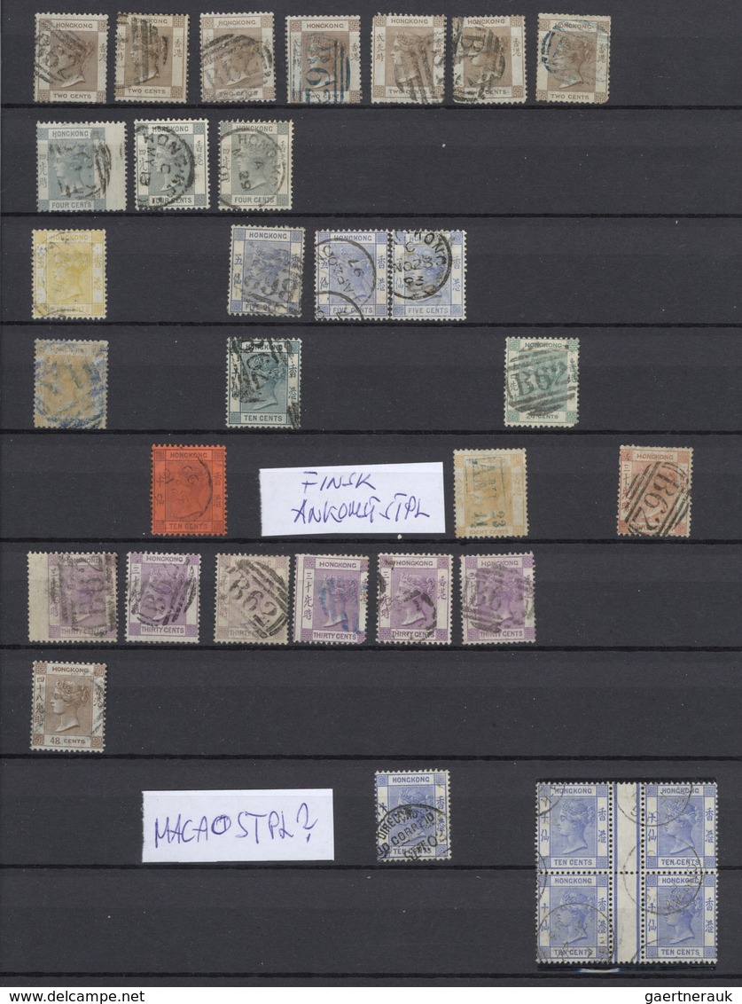 Hongkong: 1863-1992 Ca.: Mint And Used Collection And Duplication In Three Stockbooks, Definitives M - Otros & Sin Clasificación