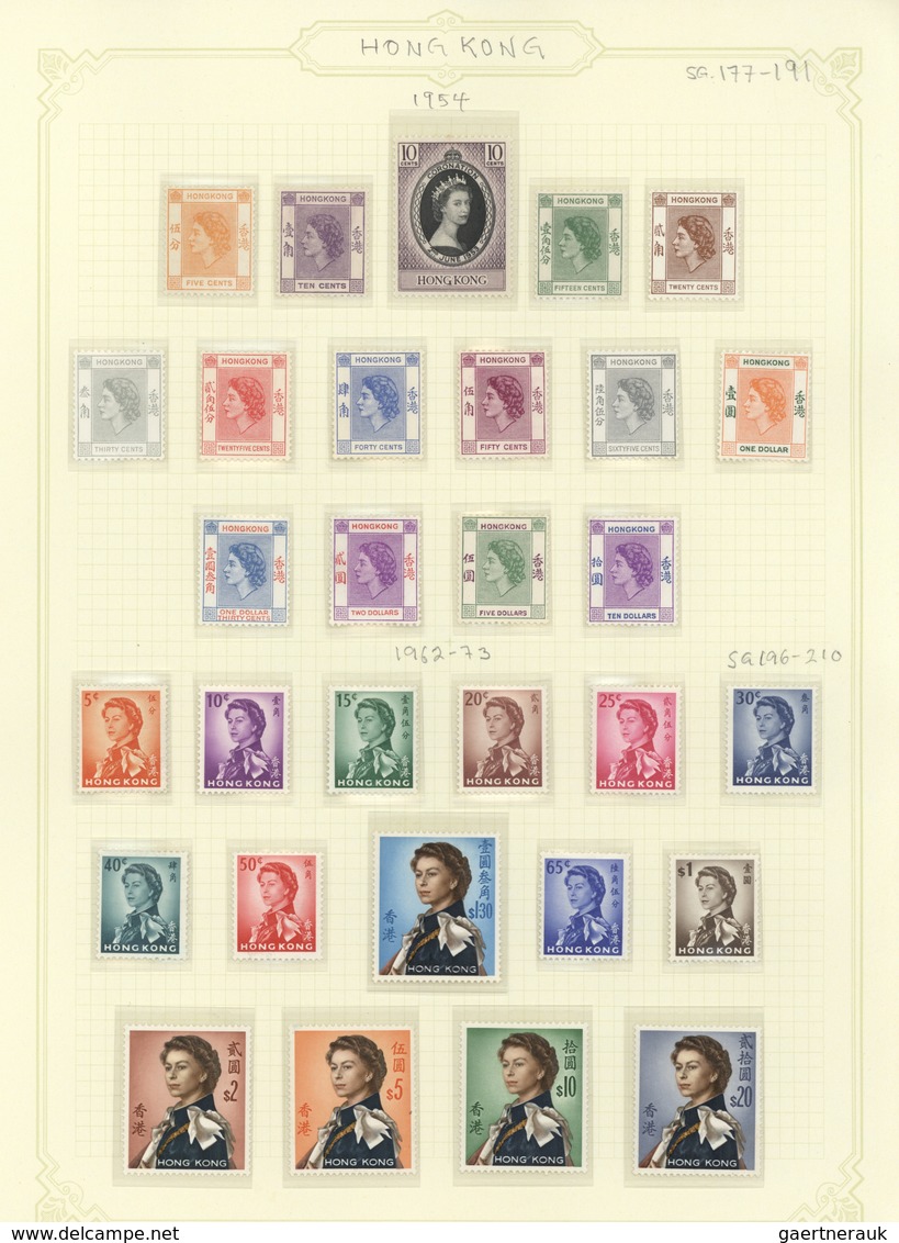Hongkong: 1953-1980 Mostly Mint (and Some Additionally Used) Collection Plus Duplication, With Mostl - Autres & Non Classés