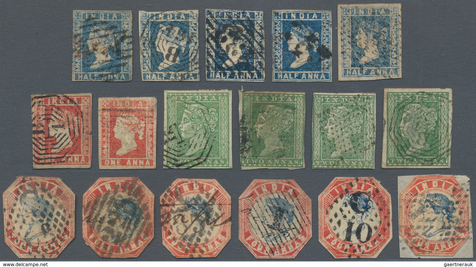Indien: 1854-1970's Ca.: Several Part Collections, Groups And Accumulations Of Thousands Of Stamps F - 1852 District De Scinde