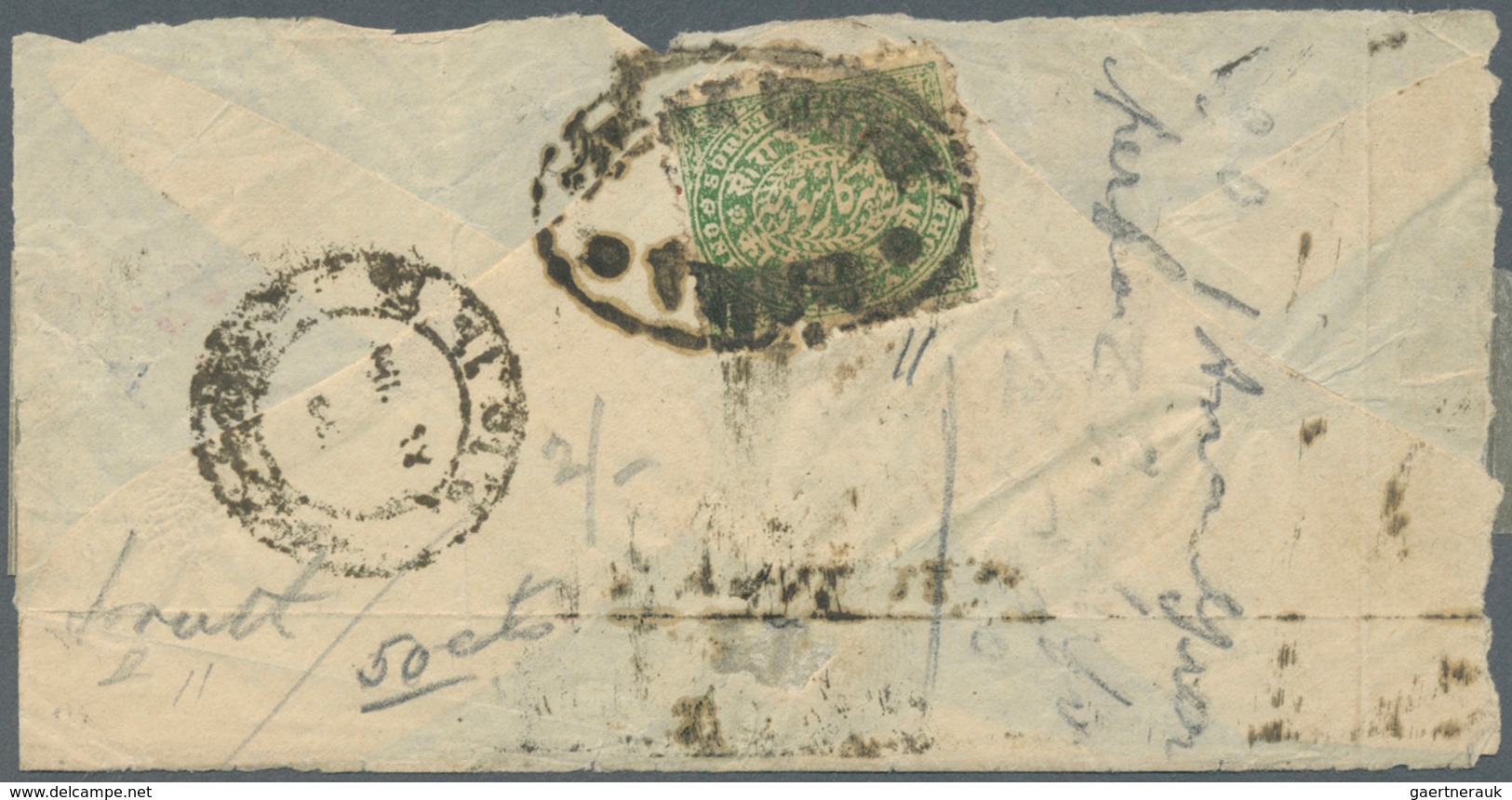 Indien: 1880's/1950's Ca.: Accumulation Of About 170 Covers, Postcards And Postal Stationery From In - 1852 District De Scinde