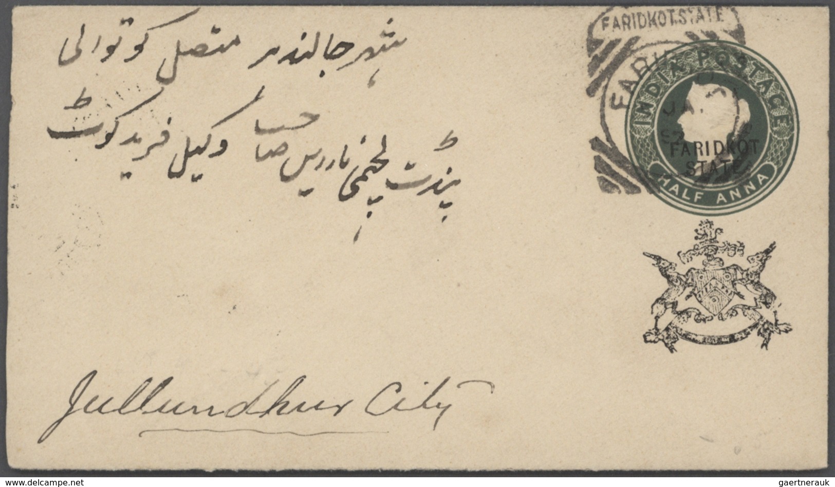 Indien: 1880's/1950's ca.: Accumulation of about 170 covers, postcards and postal stationery from In