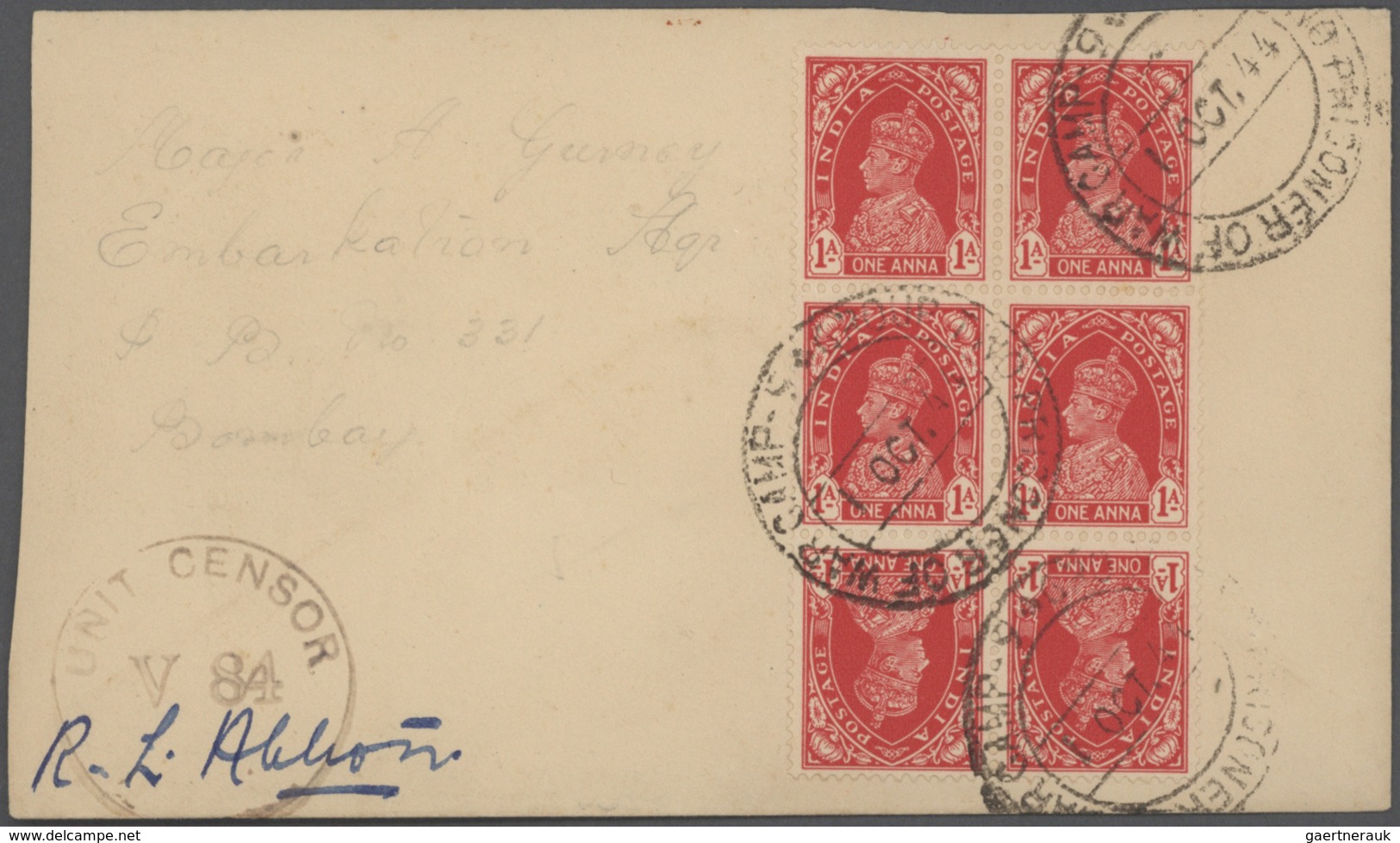 Indien: 1880's/1950's ca.: Accumulation of about 170 covers, postcards and postal stationery from In