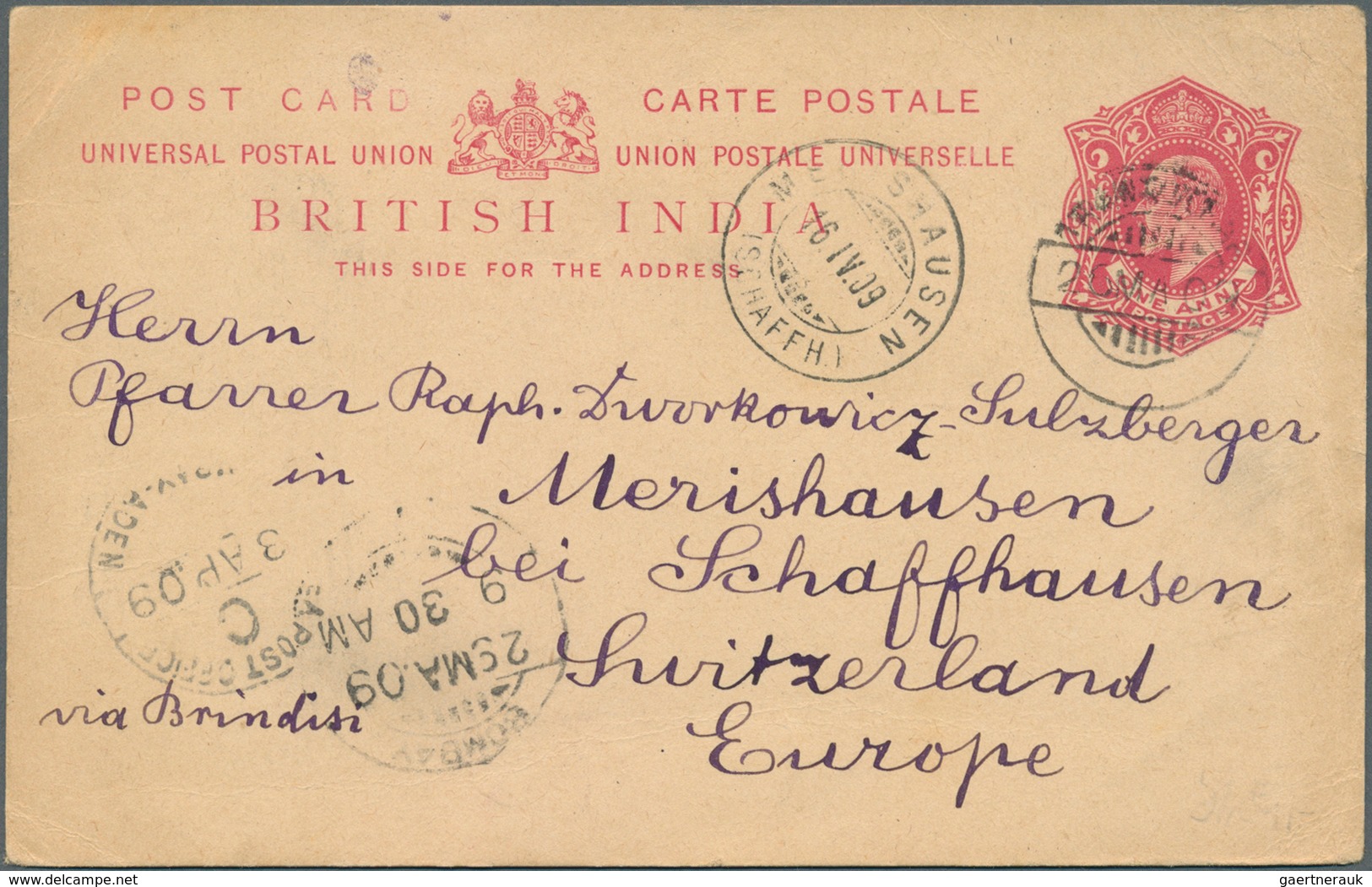 Indien - Used Abroad: 1890-1909 DANISH SETTLEMENT: Group Of 11 Postal Stationery Cards/envelopes Plu - Autres & Non Classés