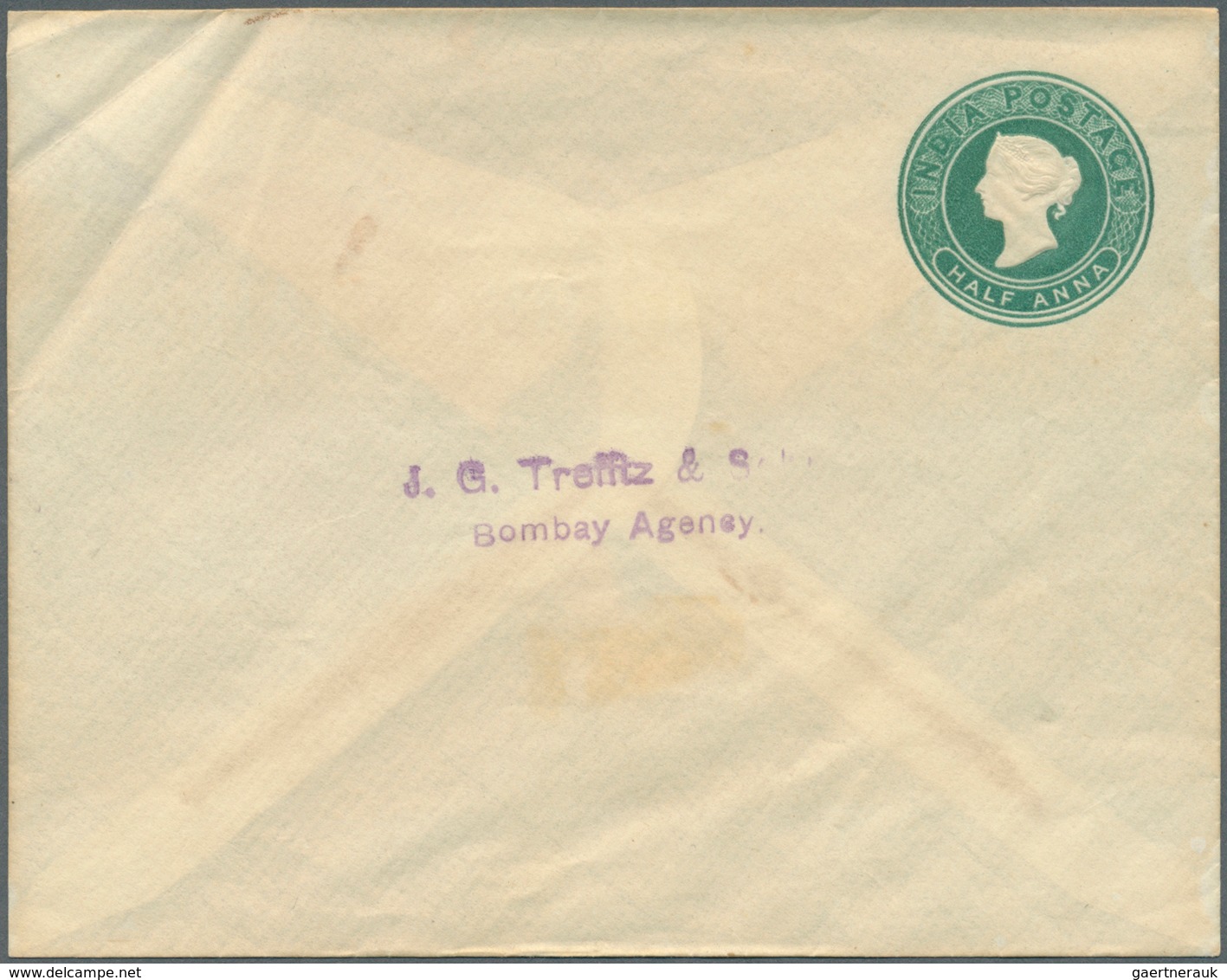 Indien - Ganzsachen: 1850's-1970's ca.: Collection of Indian postal stationery envelopes, letter she