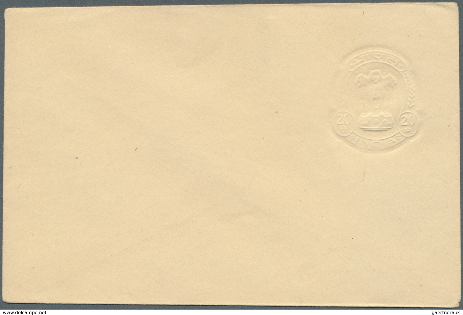 Indien - Ganzsachen: 1850's-1970's ca.: Collection of Indian postal stationery envelopes, letter she