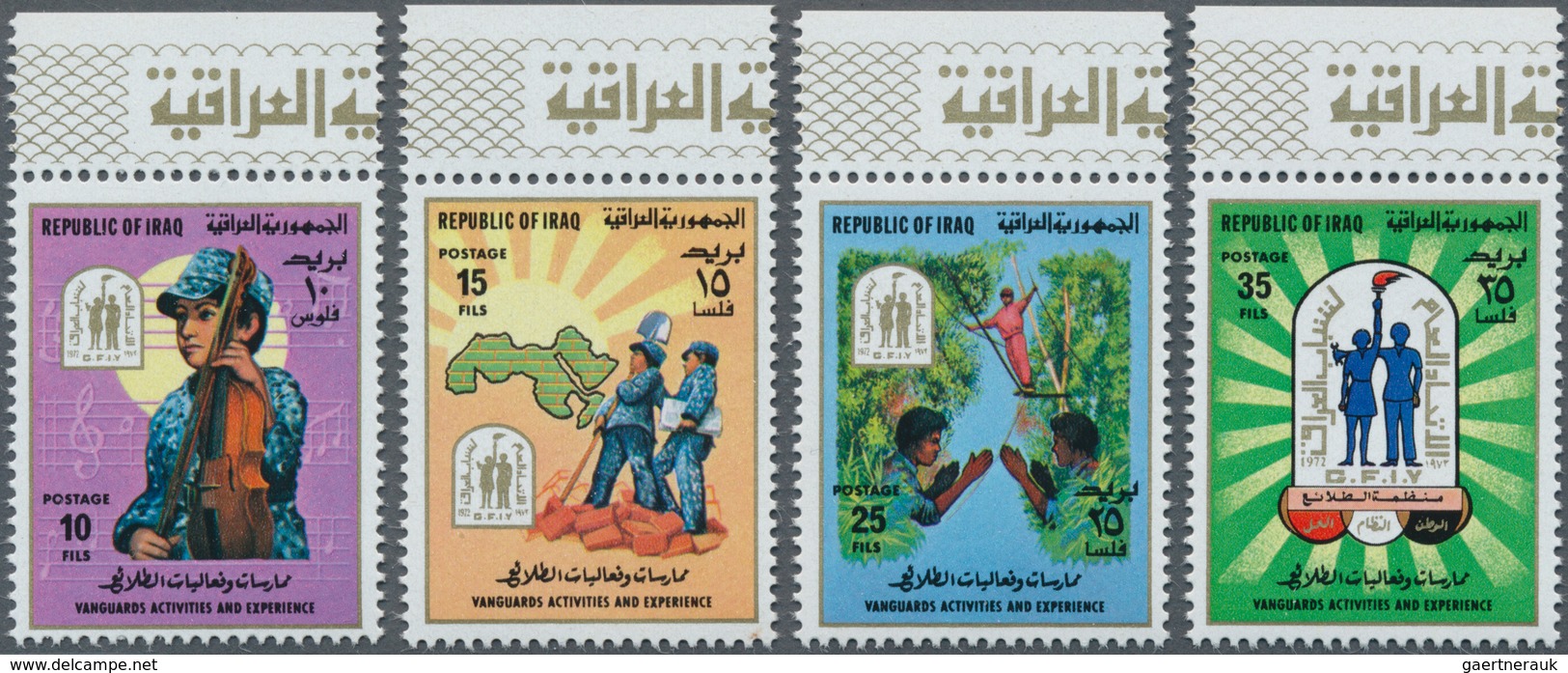 Irak: 1979, Vanguards Activities And Experience Complete Set Of Four In A Lot With About 400 Sets Mo - Iraq