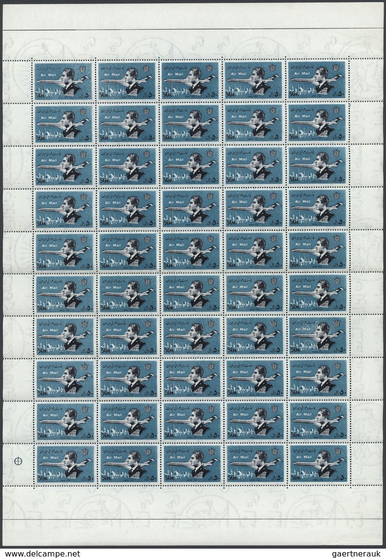 Iran: 1939/1974, Chiefly 1960s/1970s, Comprehensive U/m Accumulation Of Apprx. 12.000 Complete Sets - Irán