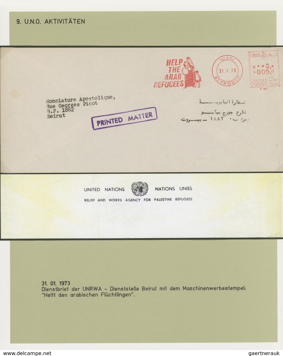 Israel: 1947/1994, GAZA/SINAI/WESTBANK/ARAB-ISRAELI WAR, assortment of apprx. 130 covers referring t