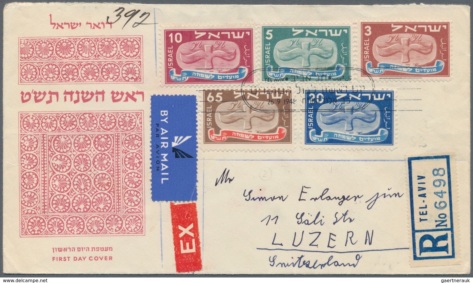 Israel: 1948/1948, SEPCIAL EVENT/SLOGAN POSTMARKS, Assortment Of Apprx. 390 Covers (mainly Cacheted - Cartas & Documentos