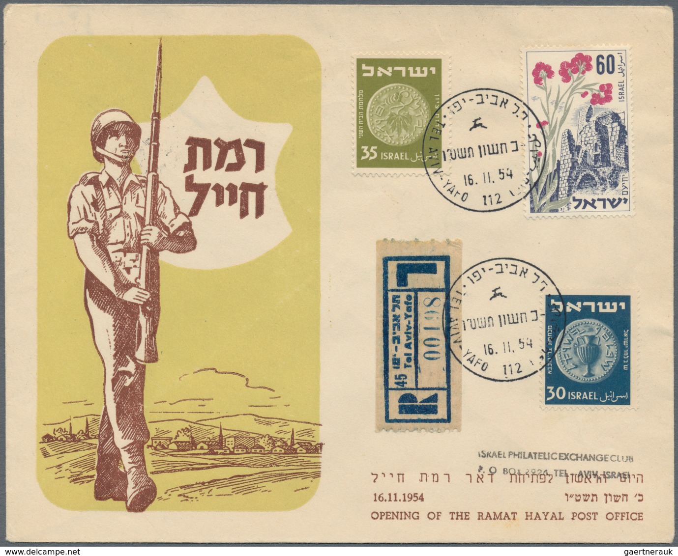 Israel: 1949/1957, POST OFFICE OPENING, Assortment Of Apprx. 216 Commemorative Covers (cacheted Enve - Lettres & Documents