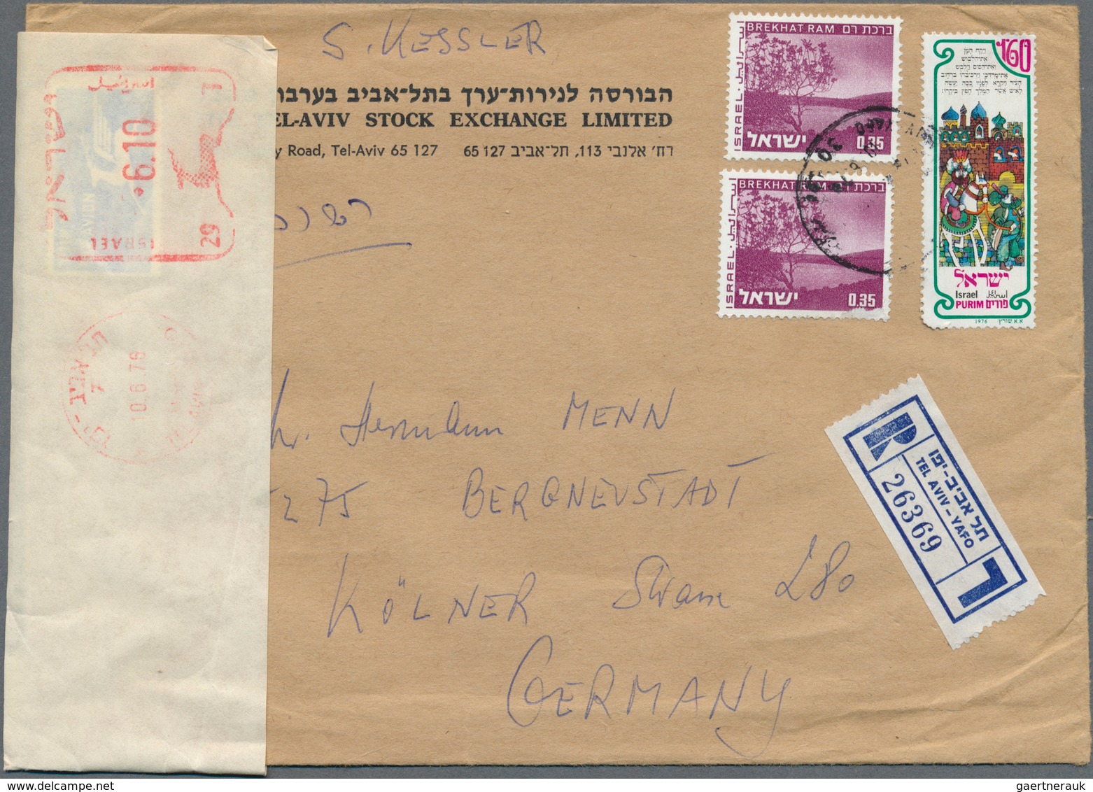Israel: 1952/2008, Mainly From 1970s Onwards, Impressive Accumulation Of More Than 4.200 Covers/card - Cartas & Documentos