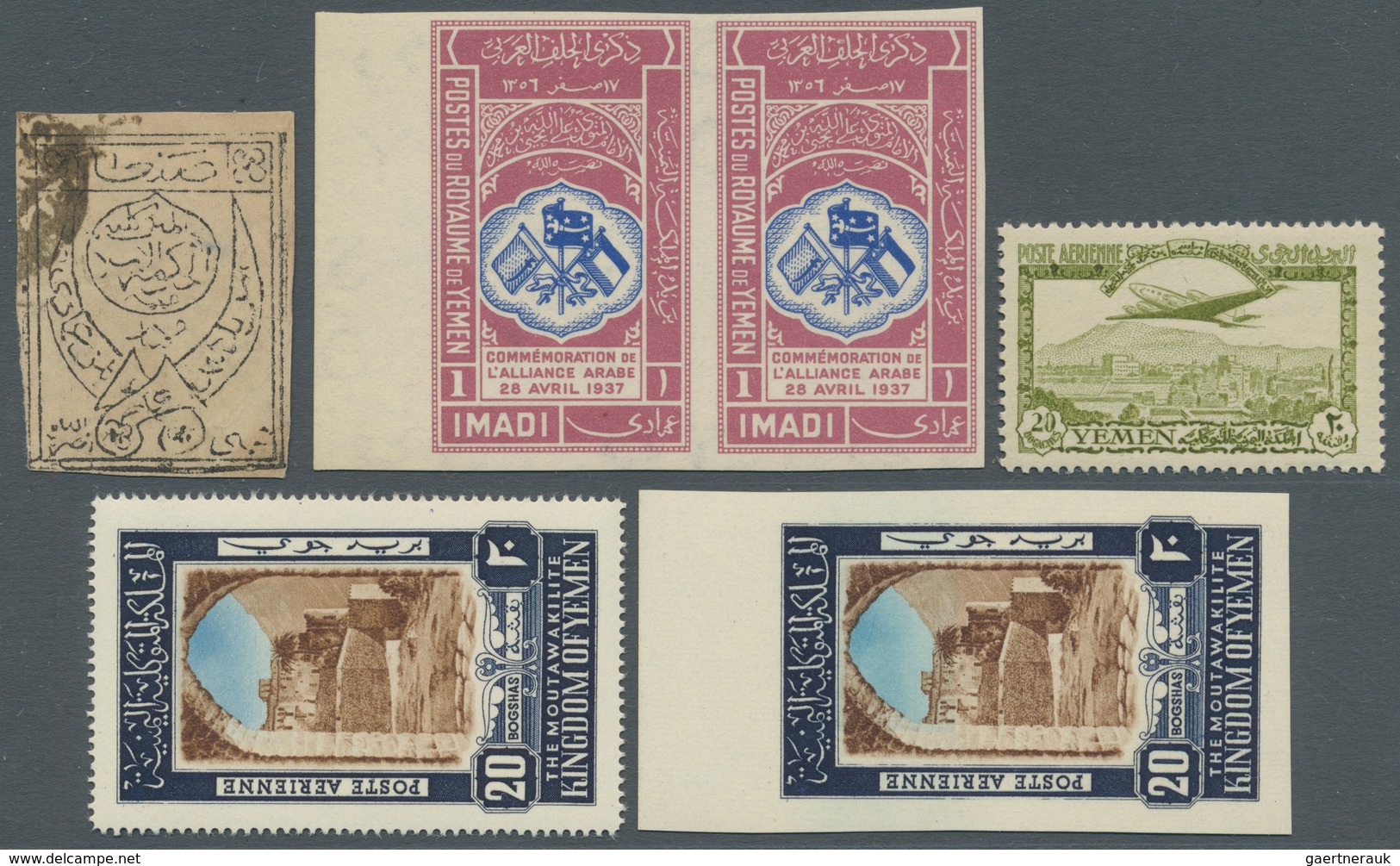 Jemen: 1926/1967 (ca.), Duplicates In Small Album On Pages Prepared For Individual Sale With Several - Yémen
