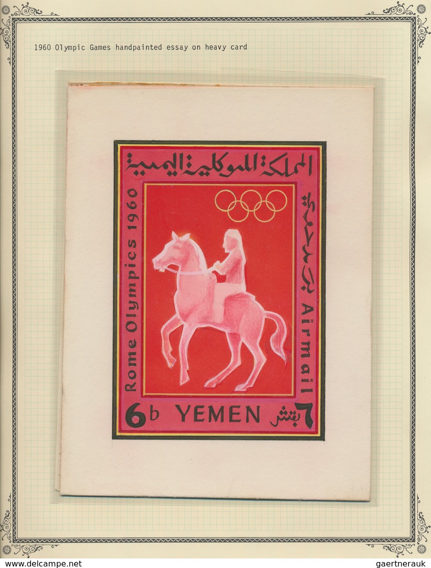 Jemen: 1928-2007 Specialized collection of mostly mint stamps and souvenir sheets plus some covers,