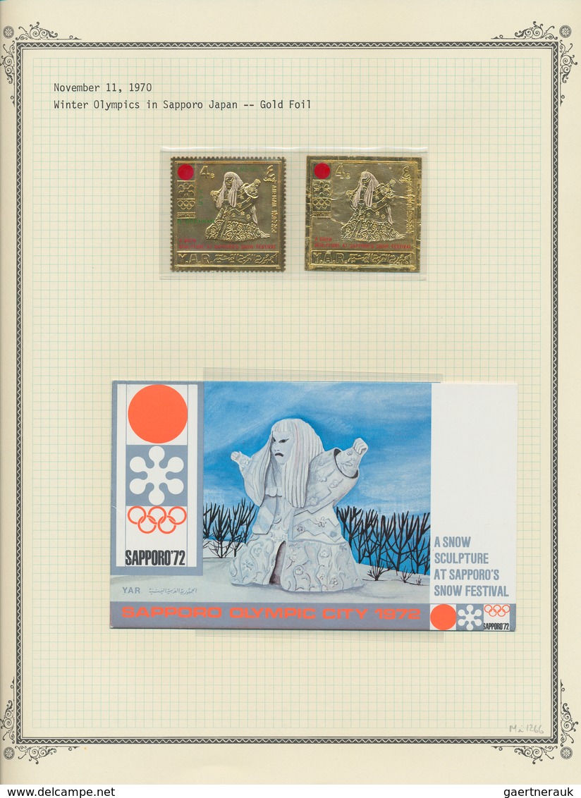 Jemen: 1928-2007 Specialized collection of mostly mint stamps and souvenir sheets plus some covers,