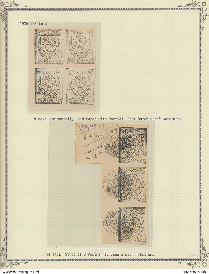 Jemen: 1928-2007 Specialized collection of mostly mint stamps and souvenir sheets plus some covers,